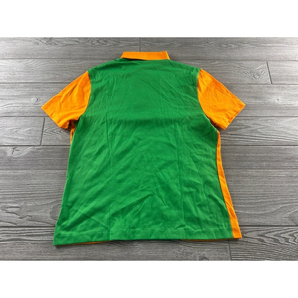 Vintage 1984 Los Angeles Olympic Games Levis Staff Uniform Polo Shirt Green L